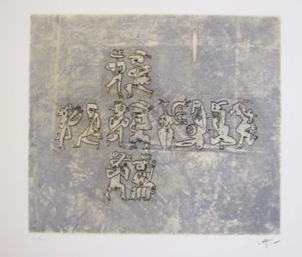 Água-Forte E Água-Tinta Matta - Sans titre