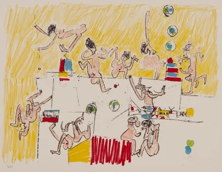 Litografia Matta - Sans titre