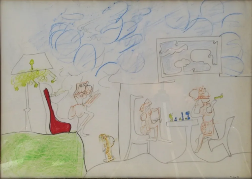 Sem Técnica Matta - Sans Titre 3 Original Pastel/Drawing on Paper