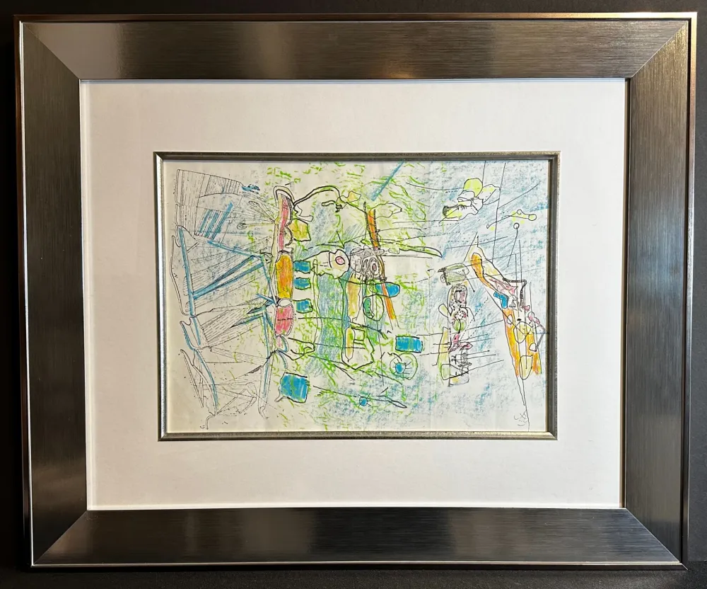 Sem Técnica Matta - Sans Titre Original Mixed Media With Collage (2)