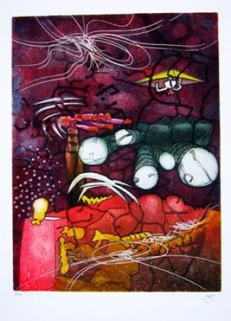 Água-Forte Matta - UNE SAISON EN ENFER (Carpeta)