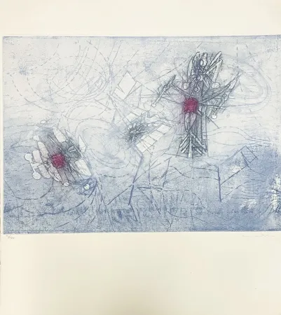 Litografia Matta - Untitled XXI (from Come Detta Dentro Vo Significando)