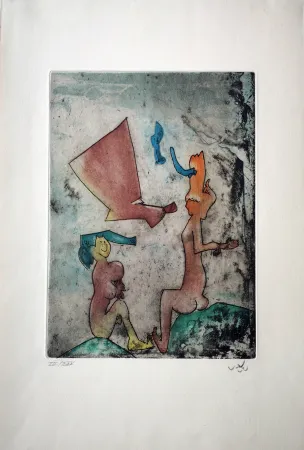 Água-Forte Matta - Vivant mortalité