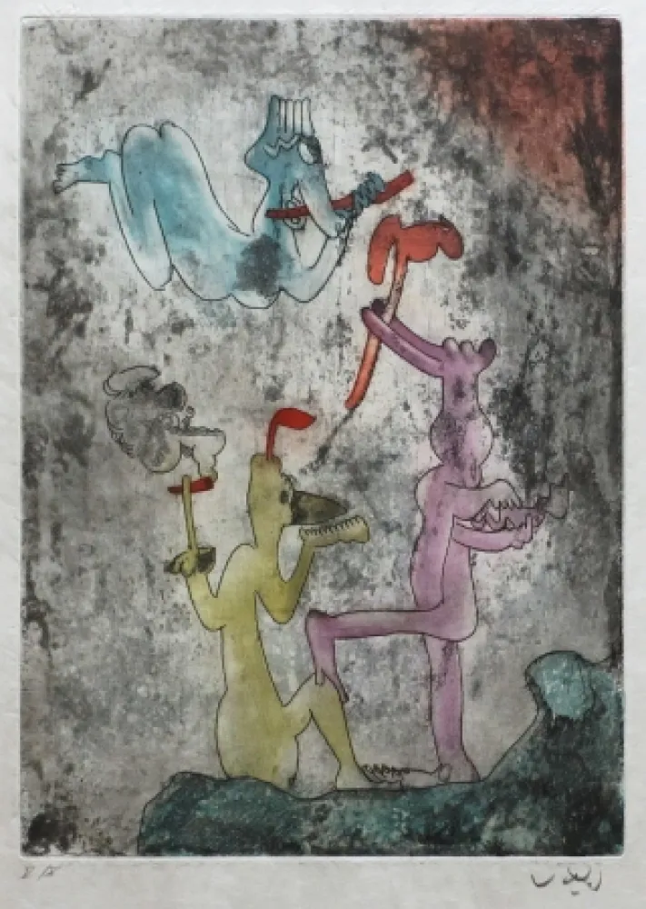 Água-Forte E Água-Tinta Matta - Vivante Mortalité (Planche 2)