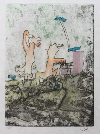 Água-Forte E Água-Tinta Matta - Vivante mortalité (Planche 3)