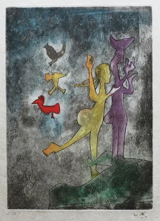 Água-Forte E Água-Tinta Matta - Vivante Mortalité (Planche 6 )