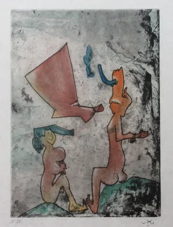 Água-Forte E Água-Tinta Matta - Vivante mortalité (Planche 7)