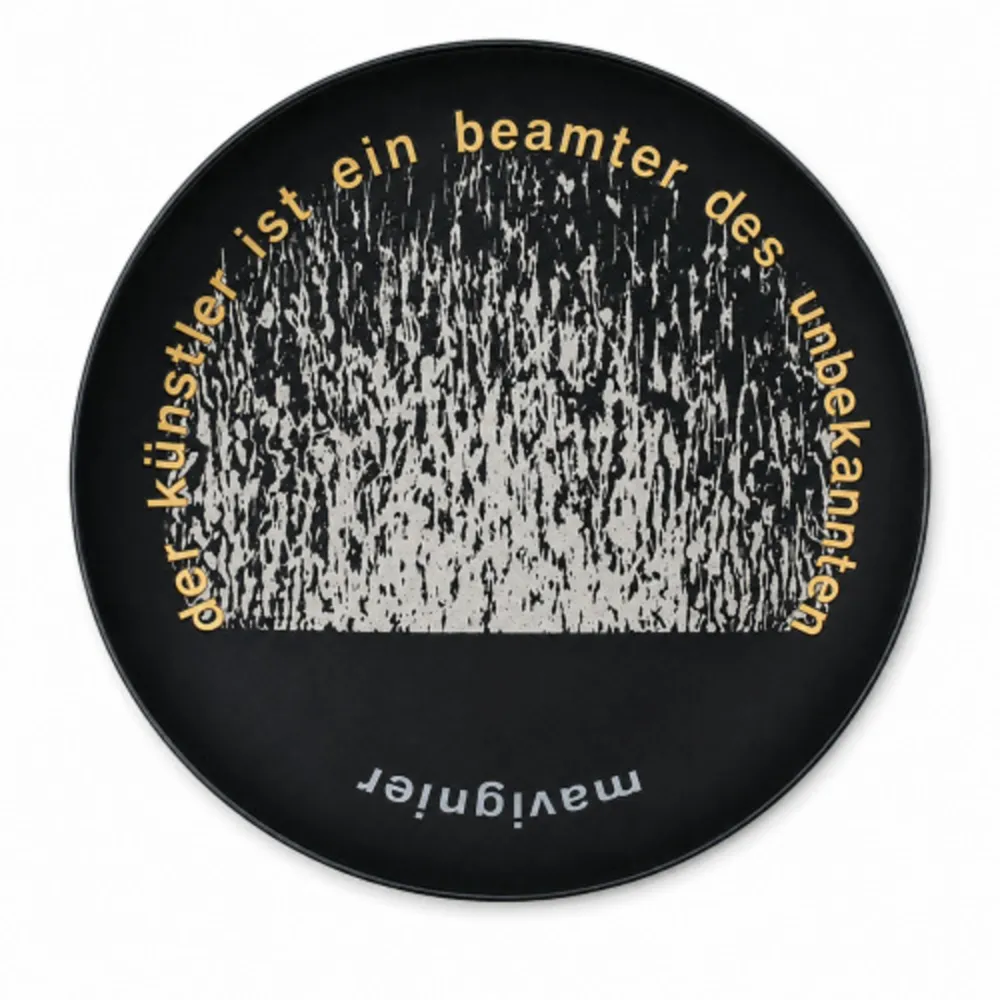 Múltiplo Mavignier - Der künstler ist ein beamter.....