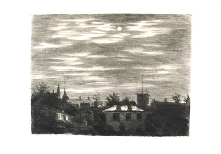 Gravura Meid - Steglitzer Mondnacht