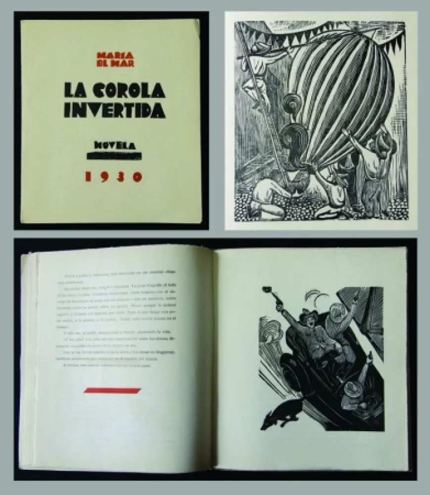 Xilogravura Mendez - La Corola Invertida - novella by Maria Del Mar