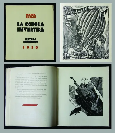 Xilogravura Mendez - La Corola Invertida - novella by Maria Del Mar