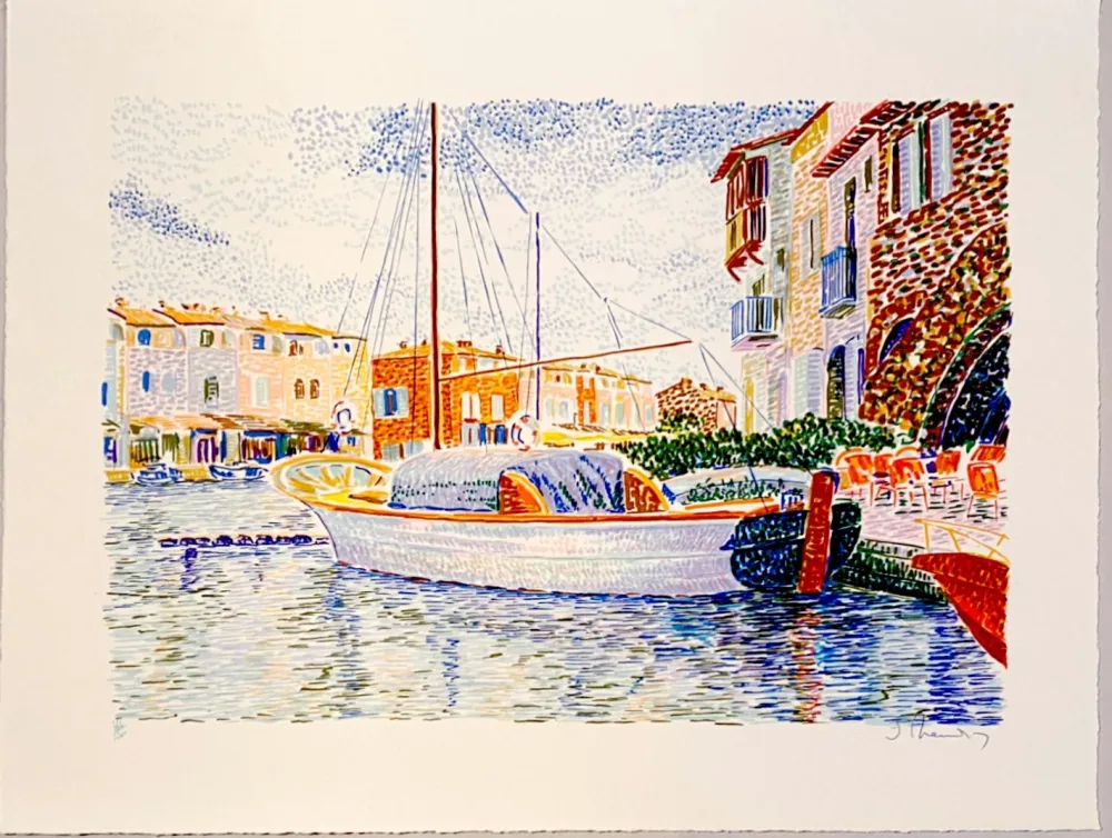 Litografia Mendjisky - Port Grimaud