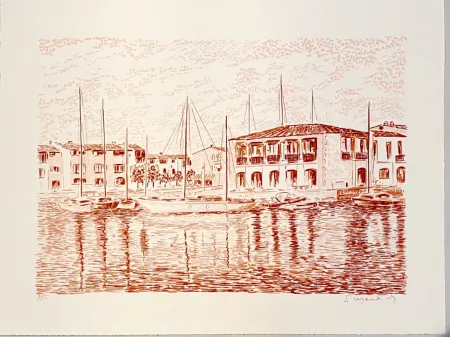 Litografia Mendjisky - Port Grimaud