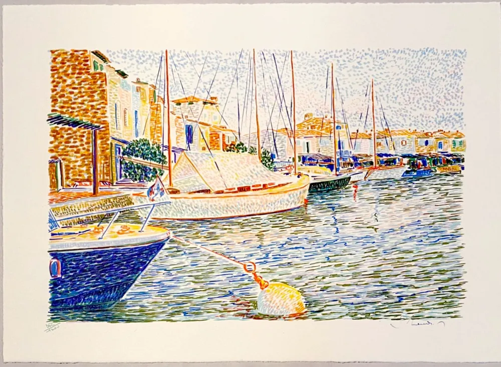 Litografia Mendjisky - Port Grimaud