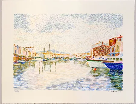 Litografia Mendjisky - Port Grimaud