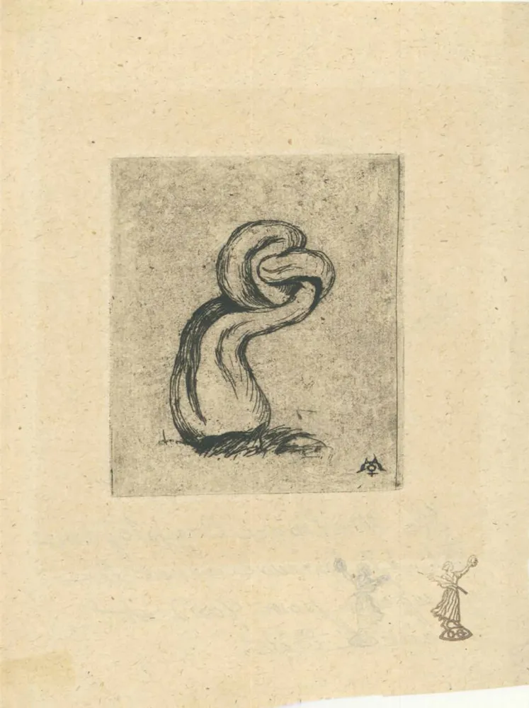 Gravura Meryon - Le malingre cryptogame