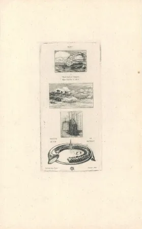 Gravura Meryon - Rébus:  (