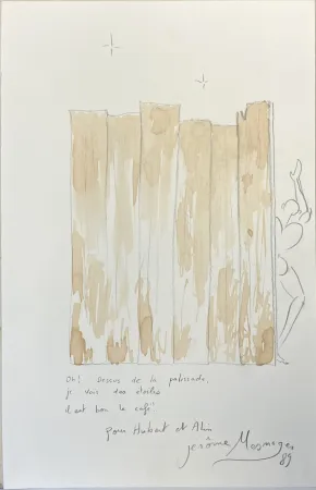 Sem Técnica Mesnager - Aquarelle et crayon sur papier. 1989