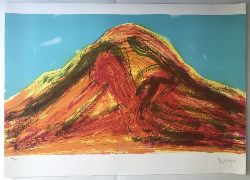 Litografia Messagier - Le nez dans l'été