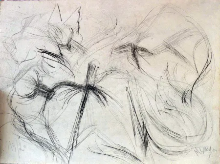 Litografia Messagier - Sans titre