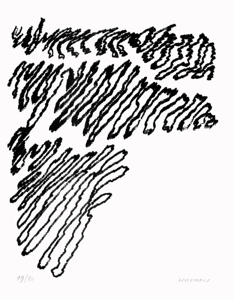 Litografia Michaux - Par la voie des rythmes