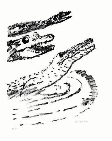 Litografia Michaux - Par la voie des rythmes