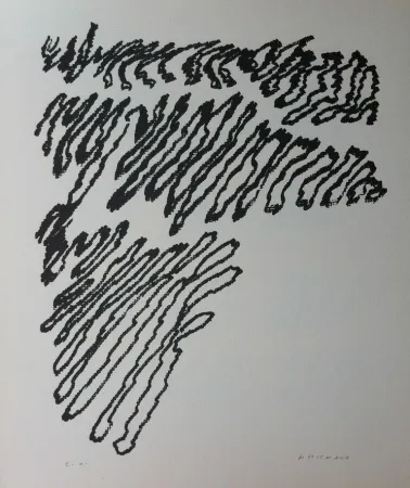 Litografia Michaux - Par la voie des rythmes 163