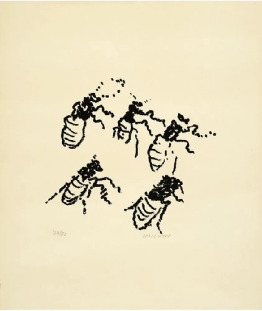 Litografia Michaux - Par la voie des rythmes, planche X