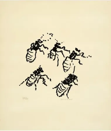 Litografia Michaux - Par la voie des rythmes, planche X