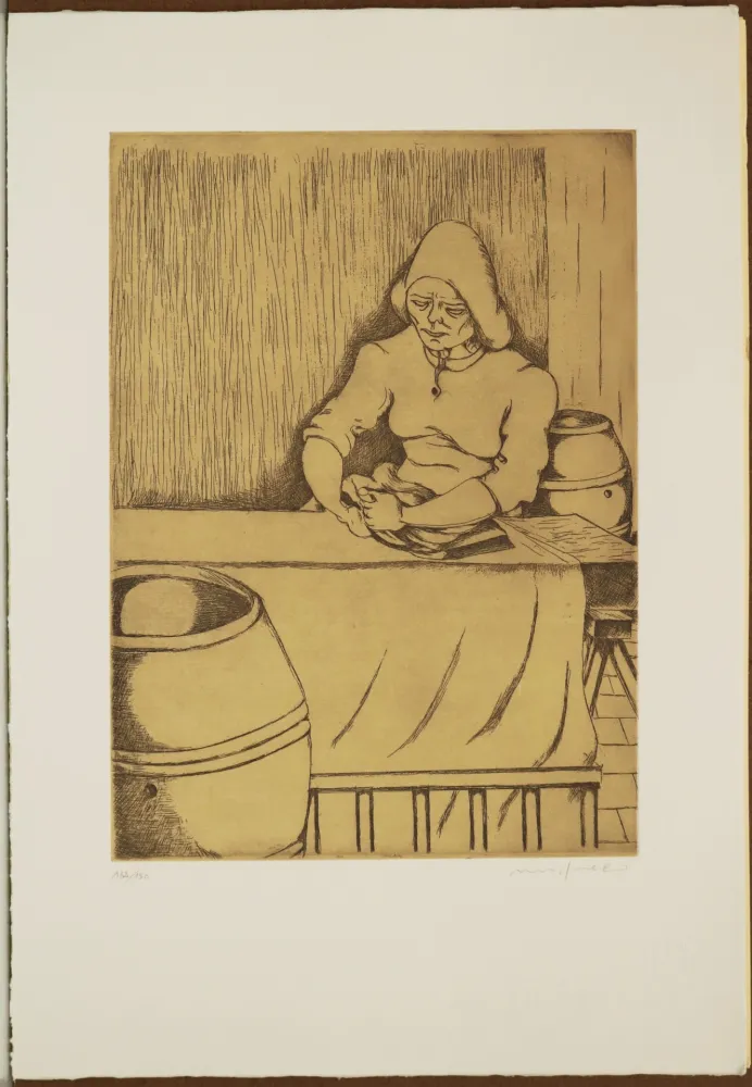 Água-Forte Migneco - La passafalle