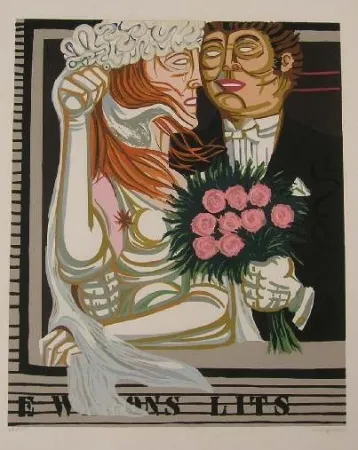 Litografia Migneco - SENZA TITOLO