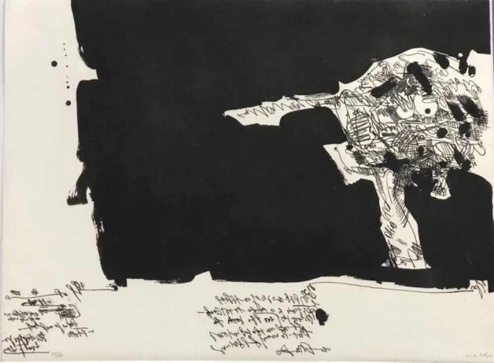 Água-Forte Millares - Antropofauna I