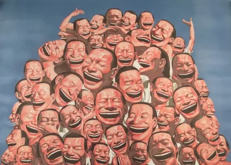 Litografia Minjun - Sans titre