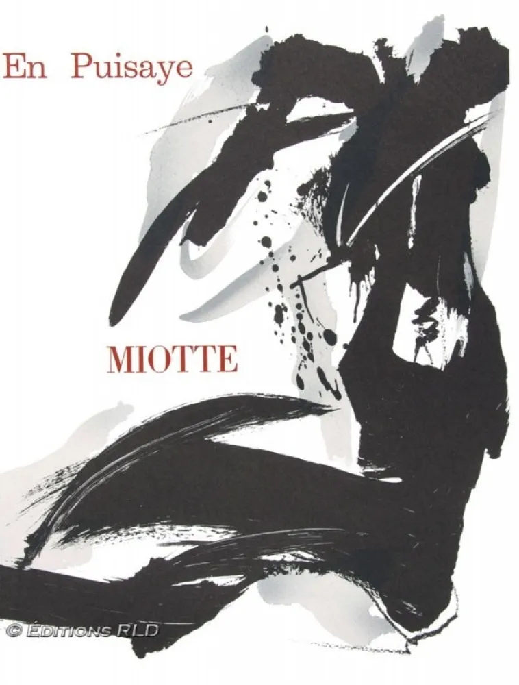 Livro Ilustrado Miotte - Poétique de Jean Miotte 