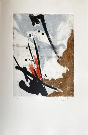 Água-Forte Miotte - Près des murs