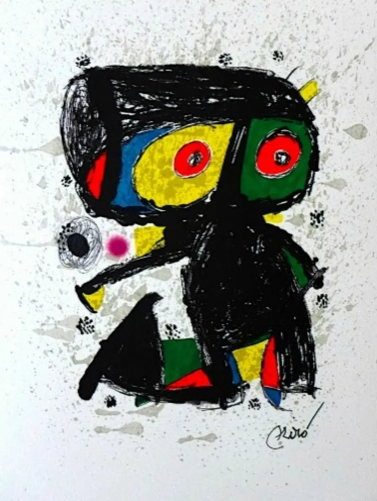 Litografia Miró - 15 ans Poligrafa