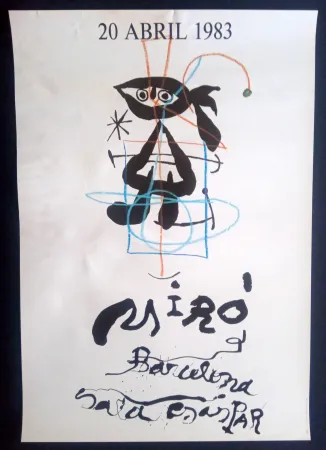 Cartaz Miró - 20 Abril 1983 Sala Gaspar