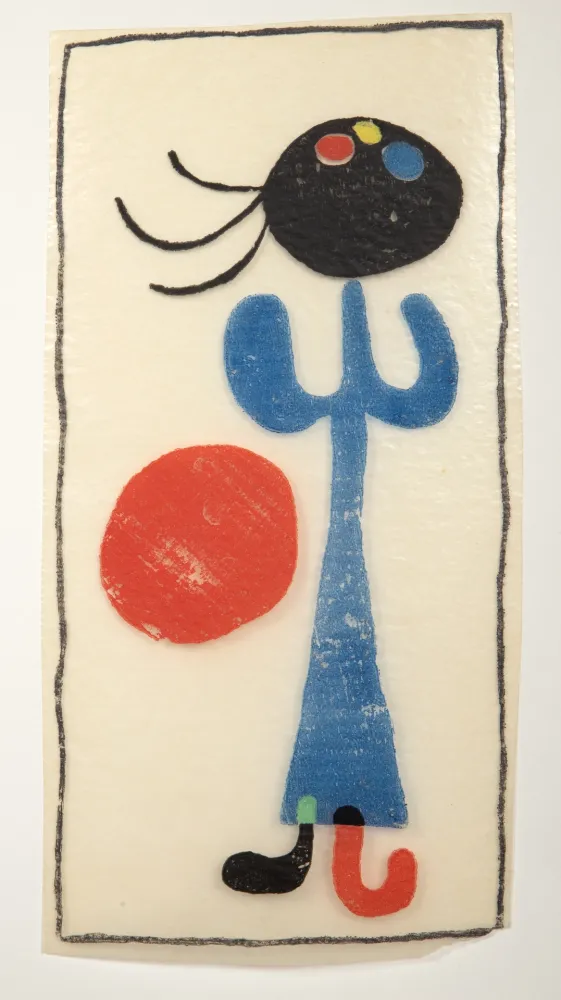 Xilogravura Miró - A Toute Epreuve (D 204)