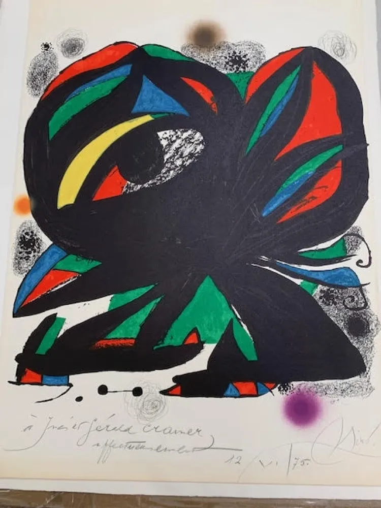 Sem Técnica Miró -  Affiche pour l’ouverture de la Fundacio Joan Miro Barcelone