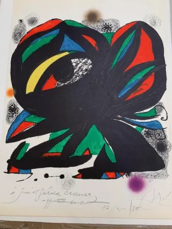 Sem Técnica Miró -  Affiche pour l’ouverture de la Fundacio Joan Miro Barcelone