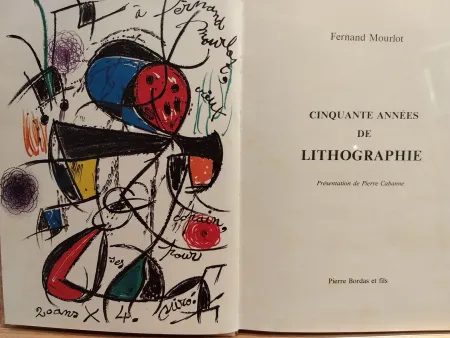 Livro Ilustrado Miró (After) - Cinquante annees De lithographie