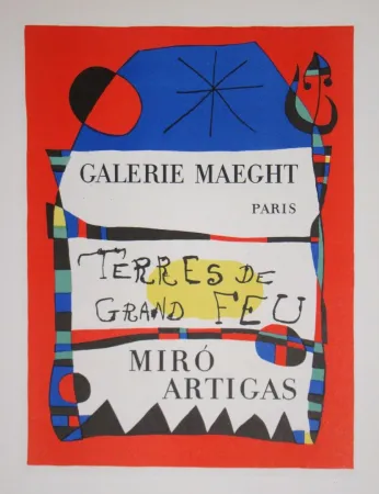 Litografia Miró (After) - Terres de Grand Feu