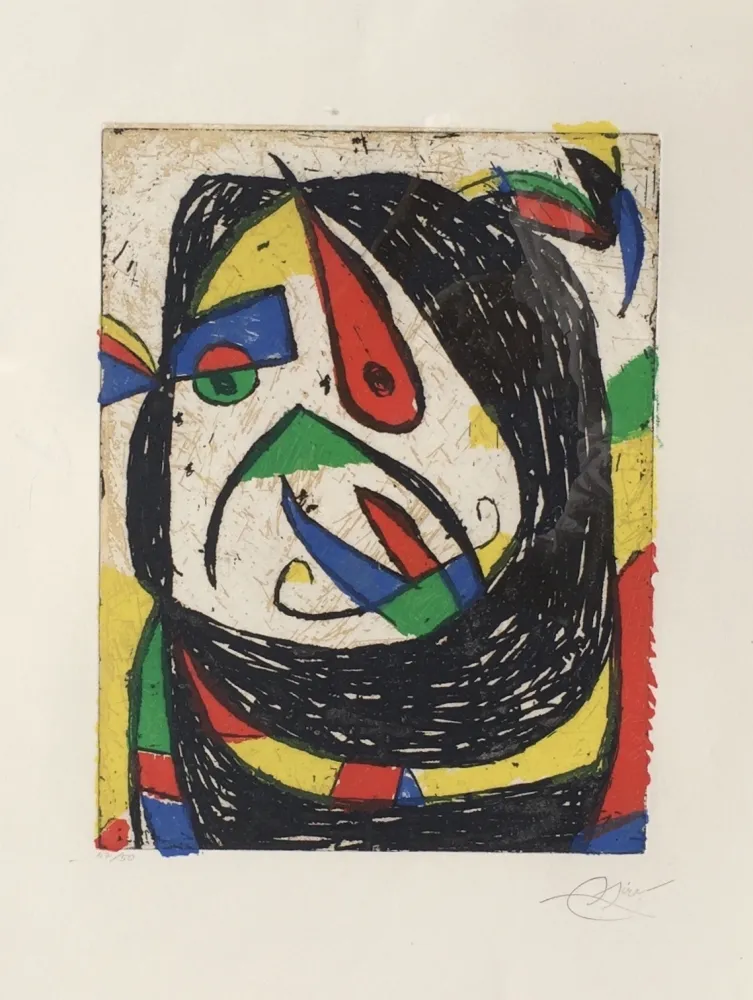 Gravura Miró - Barb IV (D. 1224)