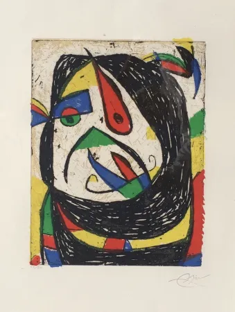 Gravura Miró - Barb IV (D. 1224)