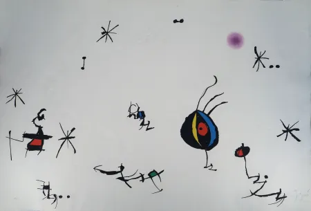Gravura Miró - Barcelona Suite n°10