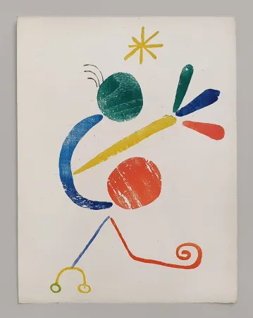 Xilogravura Miró - Bird (À toute épreuve)