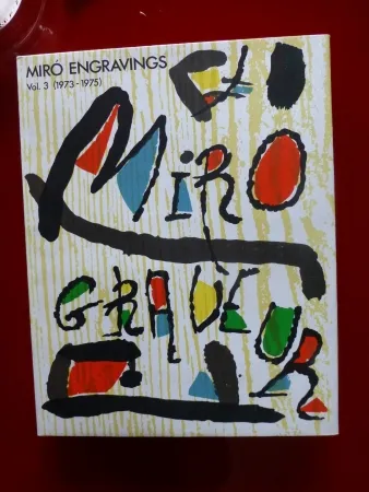 Livro Ilustrado Miró - Catalogue raisonné des gravures 