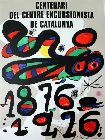 Cartaz Miró - Centenari del Centre Excursionista de Catalunya