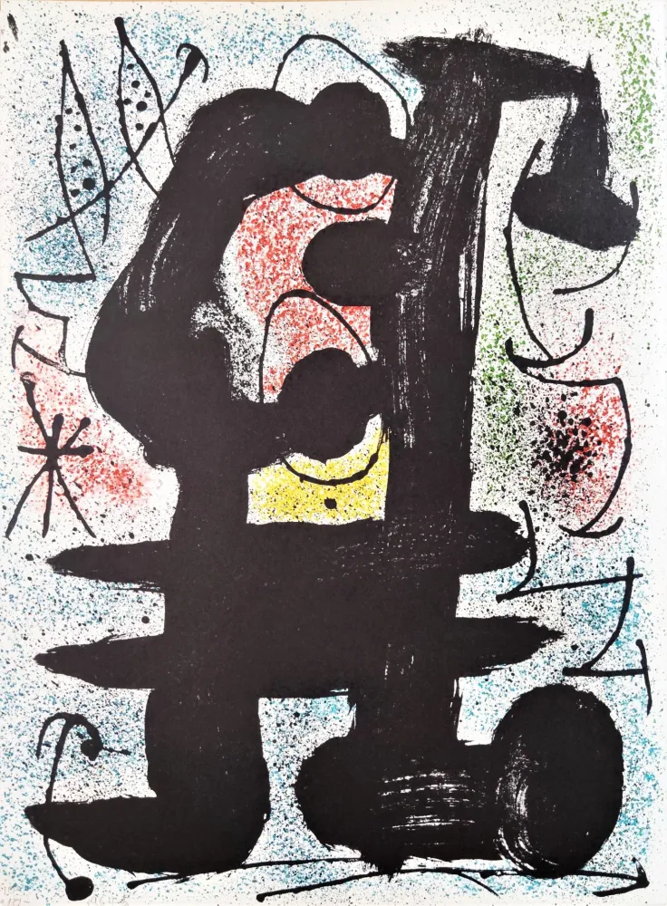 Litografia Miró - Composition