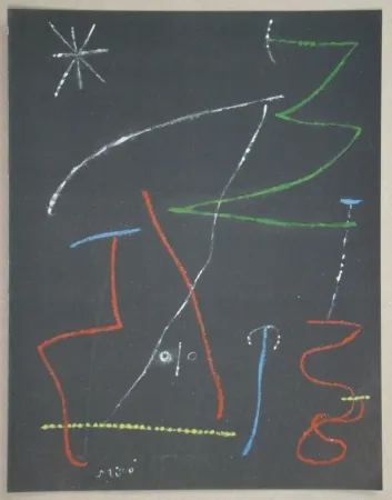 Estêncil Miró - Composition